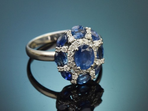 Edler saphir ring mit - edler,
