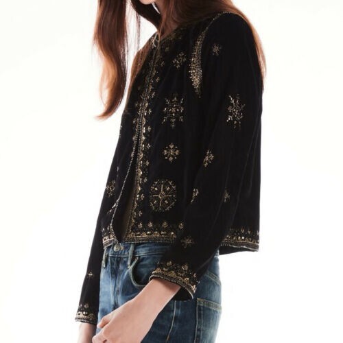 Zara samt blazer jacke - zara,