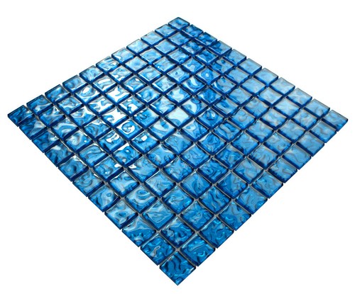 Blau glasmosaik mosaik - blau,