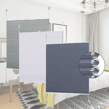 Wabenplissee ohne Bohren Klemmfix Verdunkelung Thermo Faltrollo Jalousie Fenster