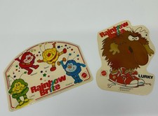 Regina Regenbogen Aufkleber Werbung 80er Mattel Sticker 2 Stück Lucky Spark etc.