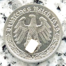50 Reichspfennig 1939 A Nickel