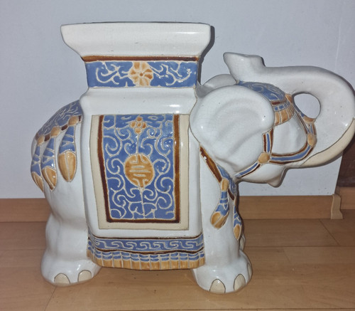 Großer keramik elefant - großer,