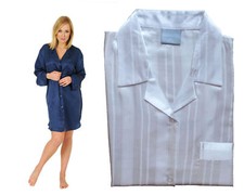 Damen Satin Nachthemd
