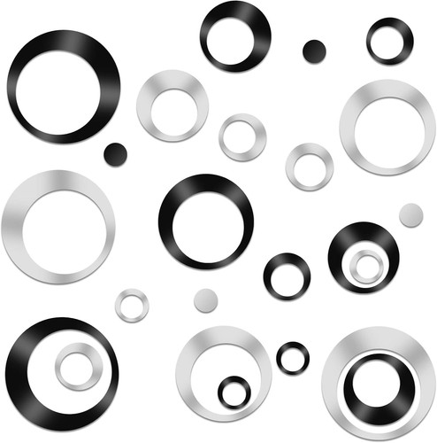Runde spiegel wandsticker - spiegel-wandsticker, 24