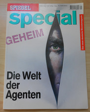 Spiegel Special Nr. 1/1996 Die Welt der Agenten Geheim, Magazin mit Poster 1996