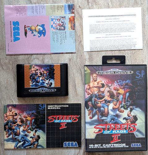 Sega mega drive streets of - sega,