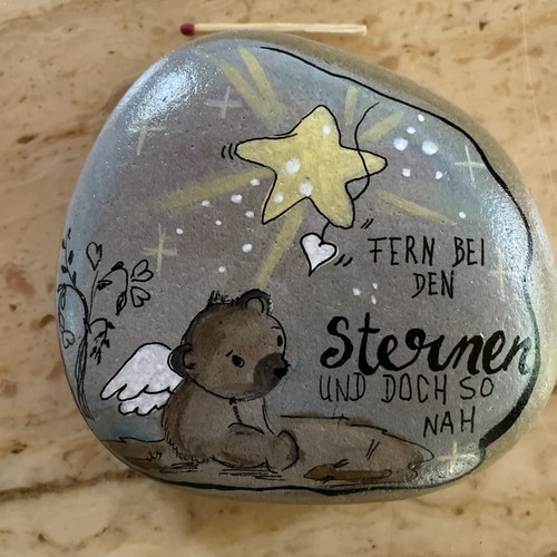 Handbemalter stein geschenk - stein,,