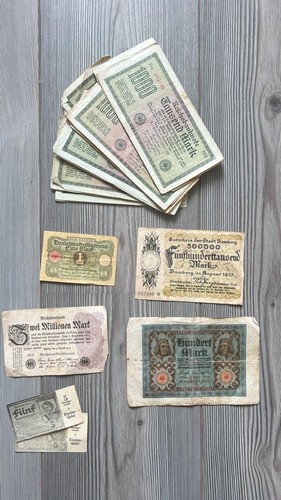 Konvolut inflationsgeld - konvolut,
