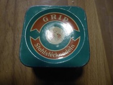 Blechdose GRIP Stahlstecknadeln  Stecknadeldose Nr. 6 vintage ohne Inhalt