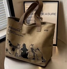  Leinen Tasche Beutel Katzen