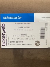 Rose Betts Ticket in Glasgow