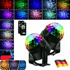 2x LED Diskokugel Disco