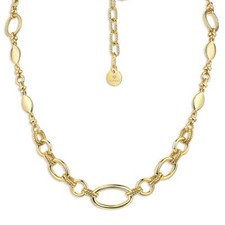 Damen Kette Gold vergoldet 24 Karat Königskette WASSERFEST K6097D