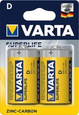 8 x Varta SuperLife Mono D