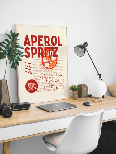 Wandbild poster aperol - wandbild,