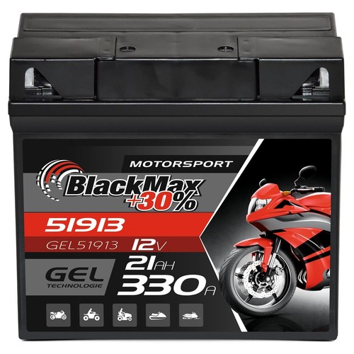 Gel motorradbatterie 12v 21ah - 12v,