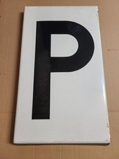 DR Reichsbahn Schild Emaille P-Tafel K7a - Original Eisenbahn 50x30x3