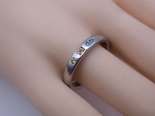 Edler Ring Platin 950  3 Diamanten 0,20 Ct  top Qualität