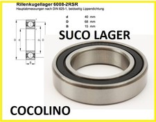 SUCO 6008 2RS Lager