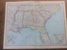 2 antike Farbkarten Southern &