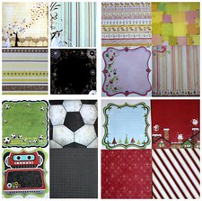 4-8 Scrapbooking Papier 30,5