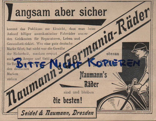 Dresden werbung 1899 - dresden,, 1899,