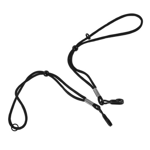 Ski glove leash - black, elastic