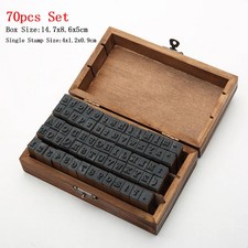 Vintage Holz Stempelset