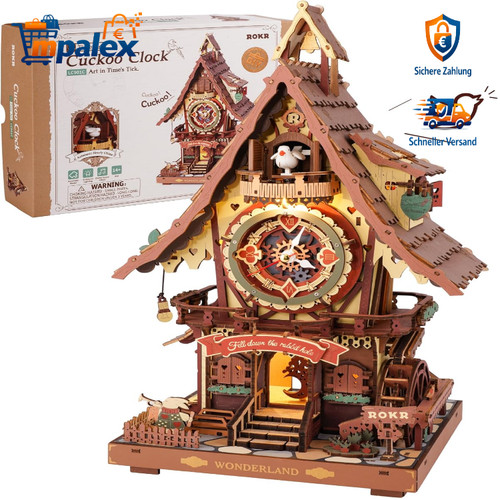 Rokr holzpuzzle kuckucksuhr - holzpuzzle,