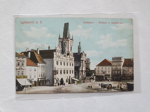 Ansichtskarte leitmeritz - ansichtskarte,