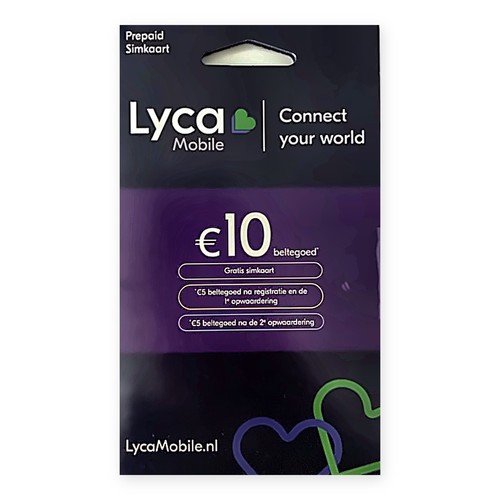 Lyca mobile prepaid sim card - mobile,