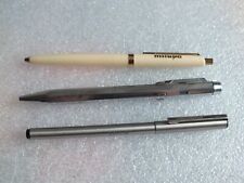 Alter 4 Farbkugelschreiber + 1x Inoxcrom + 1 x Markenlos mit Milupa Werbung-MG7