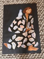 POSTER DRUCK SOFIA LIND SKRUD SNÄCKA FRAU SKANDINAVISCH DEKO BOHO NORDIC 50x70