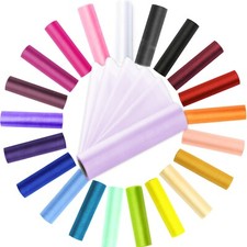 Organza Stoff Tischläufer | 9 m x 16/36 cm