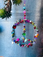 Suncatcher Peace Deko Hippie