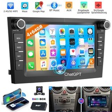 DAB+ Android 15 Autoradio GPS Apple Carpaly Für Opel Zafira B Corsa D Astra G H