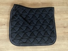 HKM Schabracke - Cassandra - neu - Dressur - schwarz grau Satteldecke