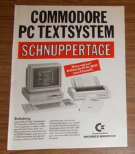 Seltene Werbung COMMODORE PC-1