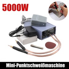 Mini Punktschweißgerät 5000W Schweißmaschine + Fuß Schalter für Akku Spot Welder