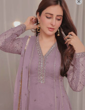 Bollywood Anarkali Indische Afghanische Pakistanische maxikleid partykleid Gr.S