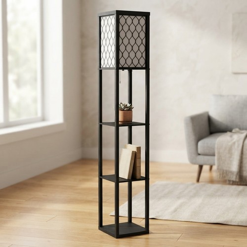 Elegante schwarze stehlampe - elegante,