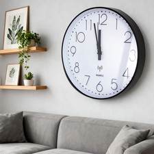 Rund Funkuhr Lautlos Wanduhr
