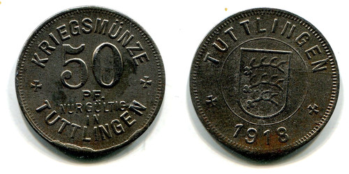 Pfennig tuttlingen 1918 - 50,