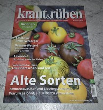 Kraut&Rüben 8/2014 Marmeladenzeit Sonnenblume Lavendel Kirschen Nashi Fladenbrot