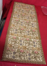 Brokatdeckchen rechteckig Blumenmotiv (194)