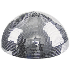 Showtec Halbspiegelkugel 30cm inkl. Motor Party Disco DJ Musik Lichteffekt Deko