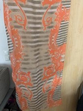 Damenstola / Schal in taupe,beige,apricot, 1.60 m lang und 0,70 m breit