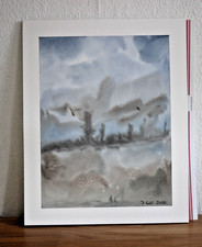Original Aquarell Bild