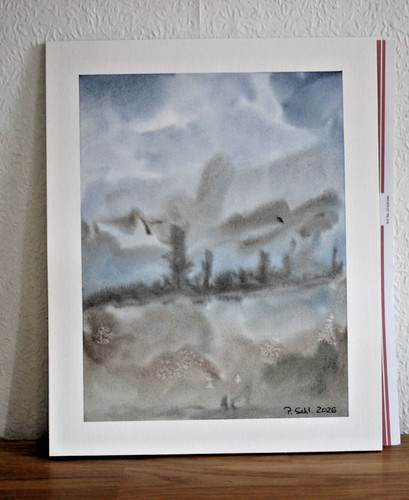 Original aquarell bild - aquarell,